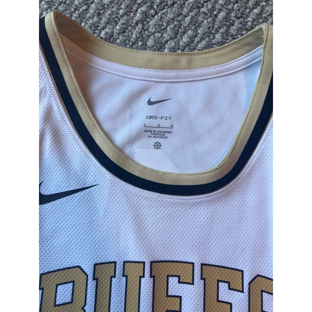 Nike Colorado Buffaloes BUFFS #1 Basketball Jersey Mens Large White Gold Dri-FIT - Picture 2 of 7